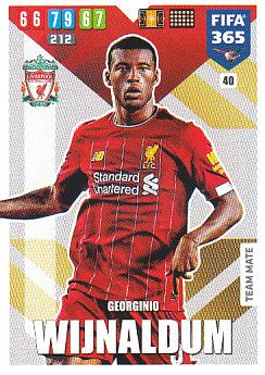 Georginio Wijnaldum Liverpool 2020 FIFA 365 #40